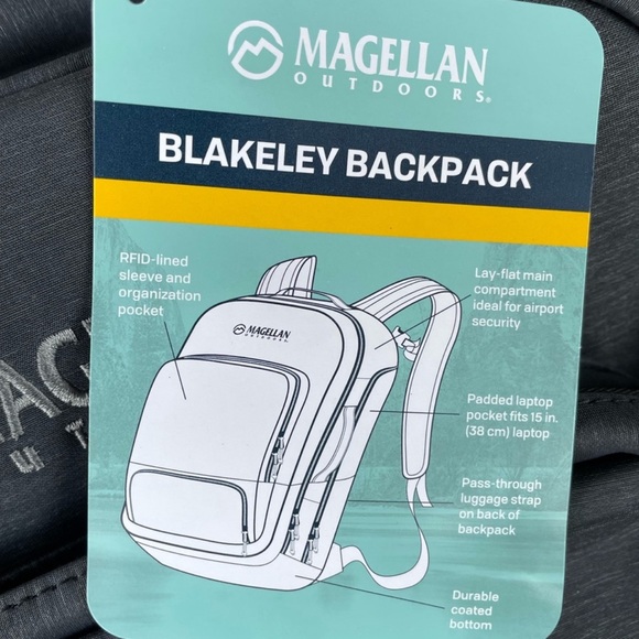 Magellan Outdoors Blakely Backpack NWT - Picture 13 of 13